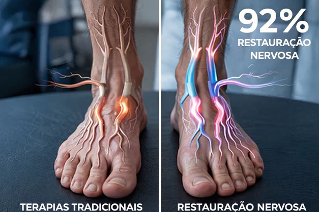 Comparativo: Terapias Tradicionais vs Restauração Nervosa — 92% de restauração nervosa